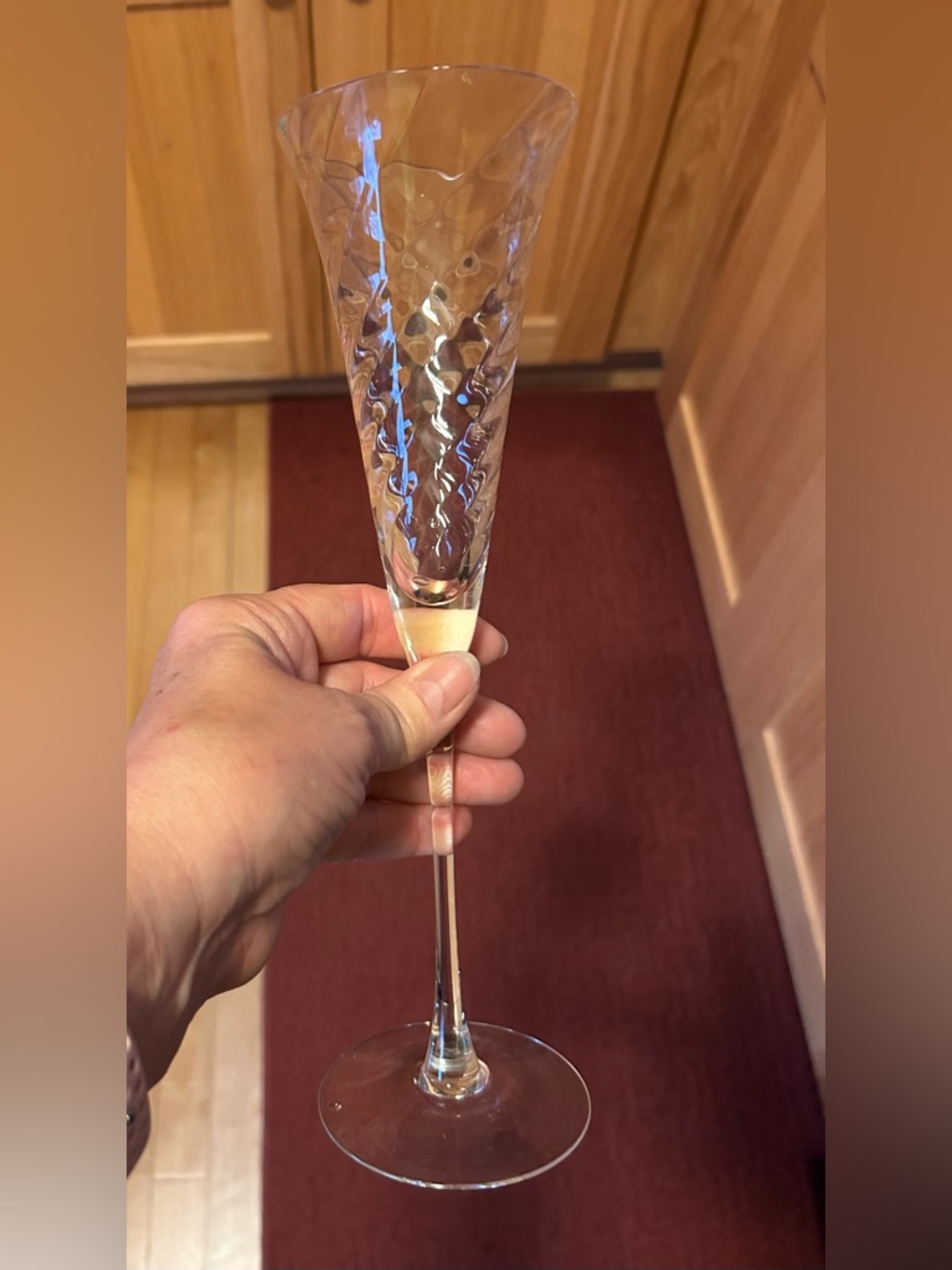 🍾🥂RCR Cristalleria Italiana Prestige Bubble champagne flute, set of 4.🥂🍾